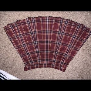 Plaid skirt